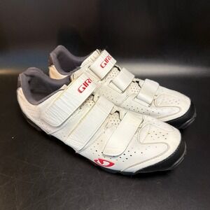 Giro Riela R Womens Cycling‎ Shoes Size US 10.5 White Red Road Bike Bicycle